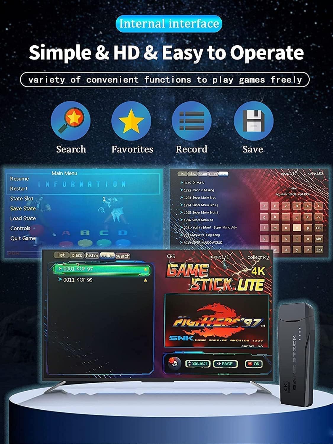 MojoCart RetroPlay Stick | Relive the Golden Era of Gaming