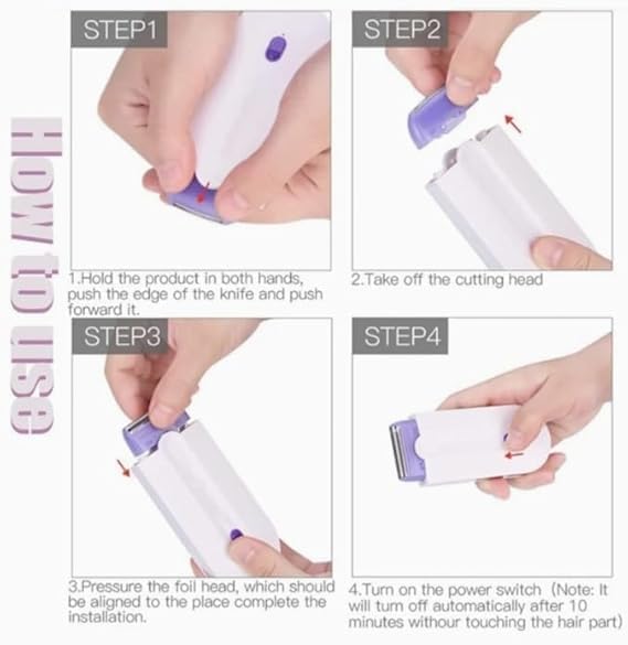 Painless Facial & Body Hair Trimmer