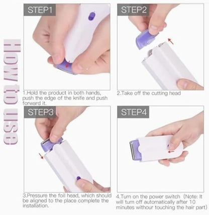 Painless Facial & Body Hair Trimmer