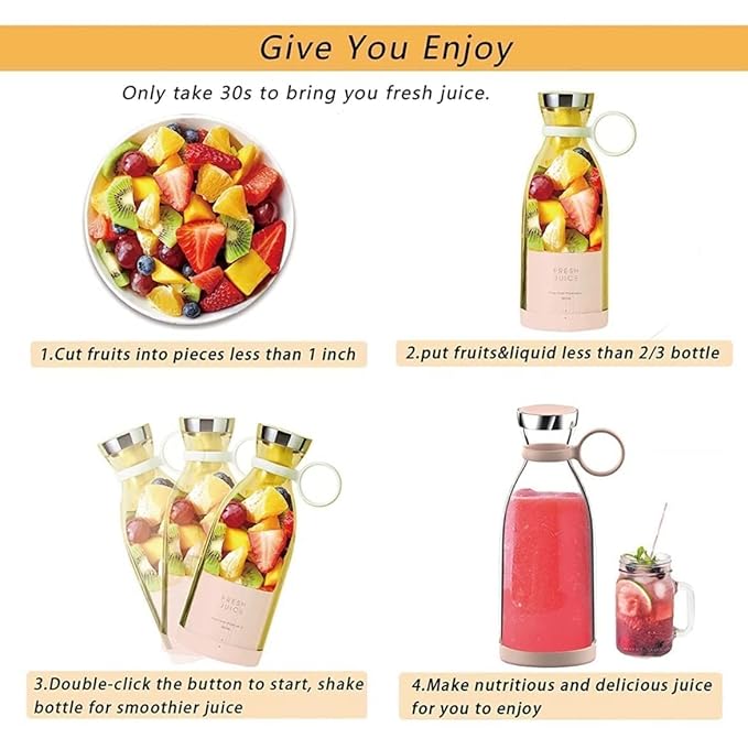 Portable Mini Juice Blender