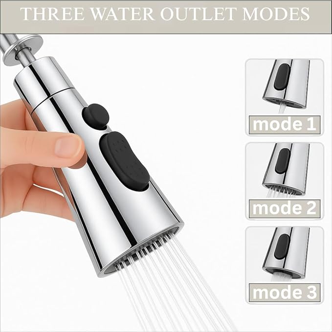 3 Modes Kitchen Sink Faucet