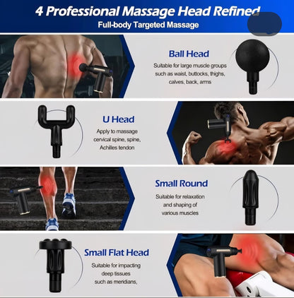Rechargeable Gun Massager - Relaxation, Recovery & Wellness