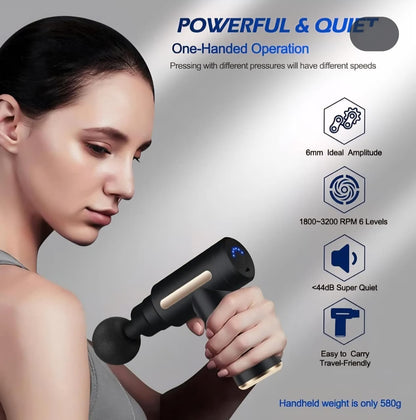 Rechargeable Gun Massager - Relaxation, Recovery & Wellness