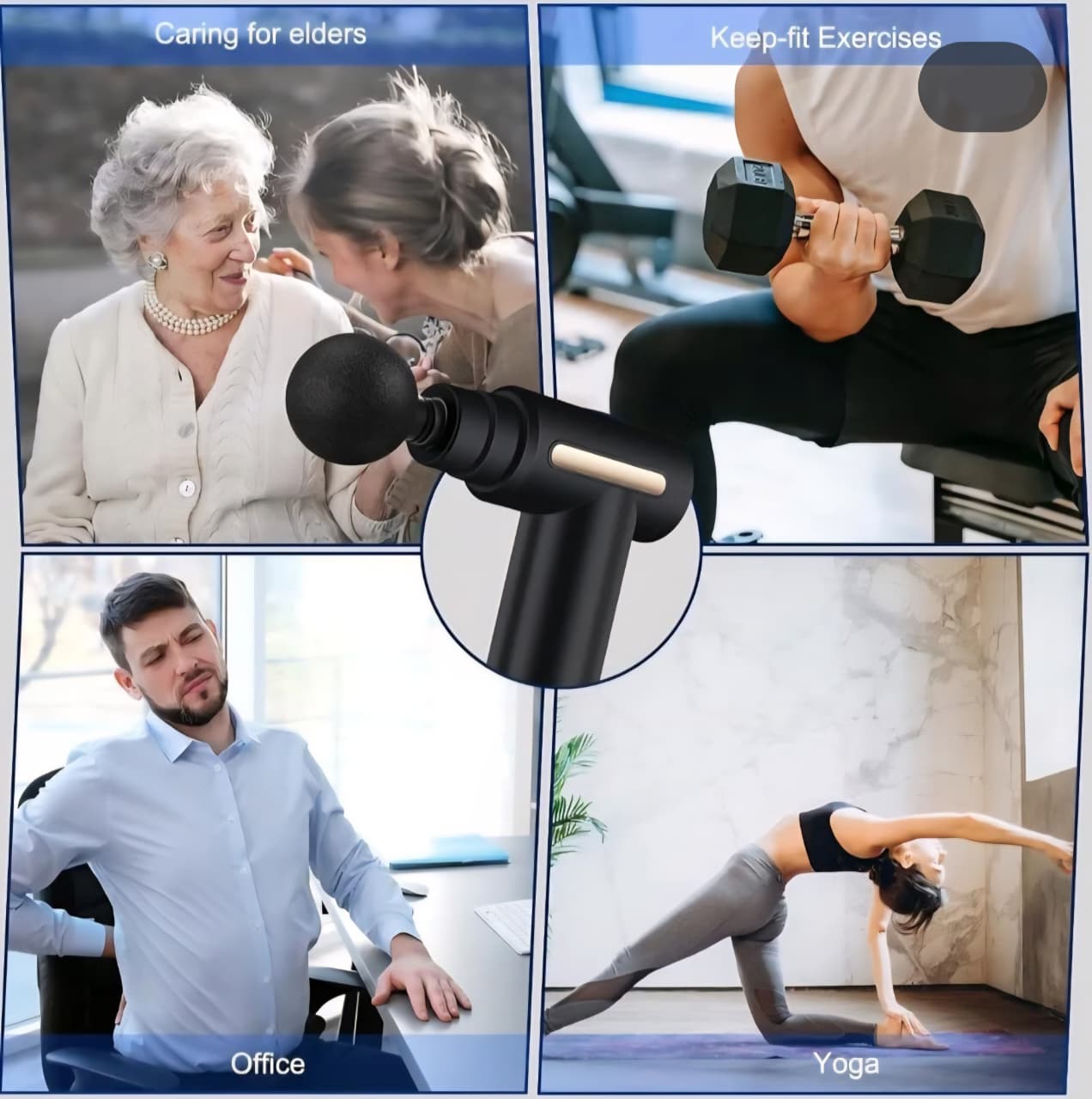 Rechargeable Gun Massager - Relaxation, Recovery & Wellness